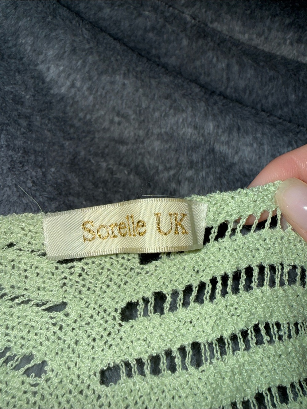 Long Sleeve Olive Knit Maxi Dress - Picture 3 of 3